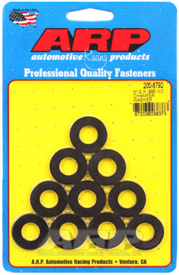 ARP 200-8792 Washer Kit M12 ID .995" OD black oxide washers Photo-0