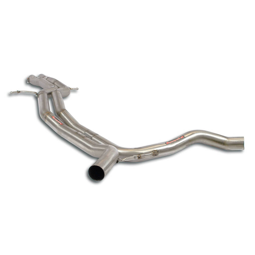 SUPERSPRINT 769623 Central pipe kit Right - Left "Racing" AUDI A6 RS6 C7 Typ 4G Facelift QUATTRO 201 Photo-0