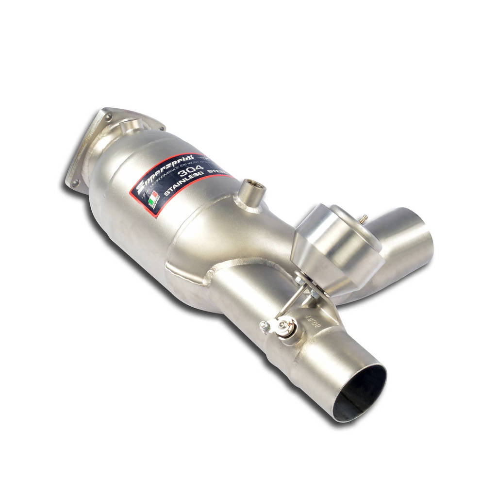 SUPERSPRINT 248332 Front exhaust with Metallic catalytic converter + valve Left PORSCHE 911 (Serie 9 Photo-0