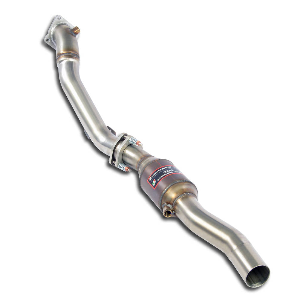 SUPERSPRINT 763341 Left pipe Kit for turbo charger with Metallic catalytic converter AUDI A4 B5 RS4 Photo-0