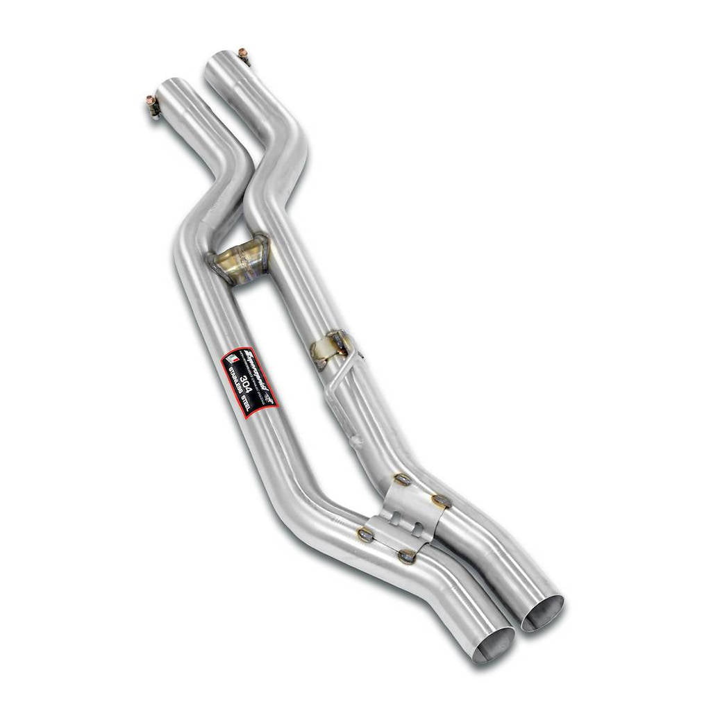 SUPERSPRINT 843613 Centre Pipe kit right - left MERCEDES-Benz W210 E AMG Photo-0