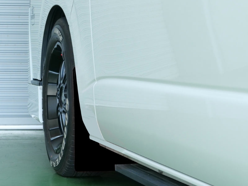 CUSCO 918 851 FB Mud Flaps Front (black) for TOYOTA Hiace (GDH201V) 2004- Photo-1