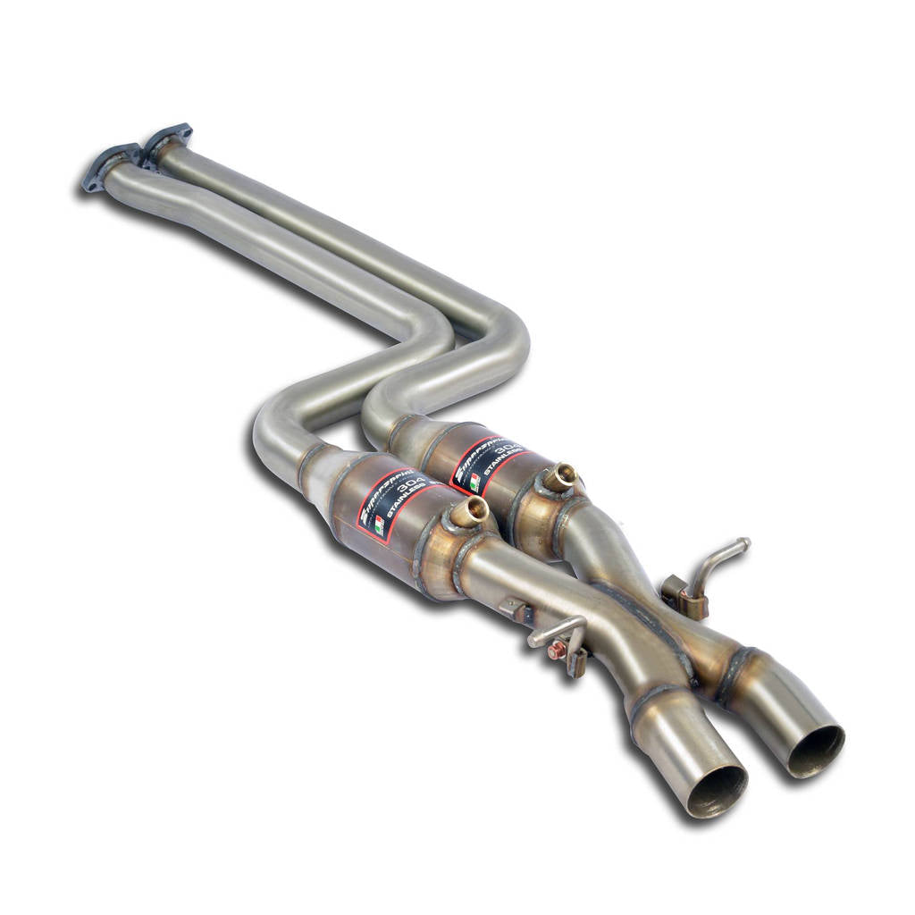 SUPERSPRINT 788602 Metallic catalytic converter Right - Left + "X-Pipe" ALPINA Serie 3 Photo-0