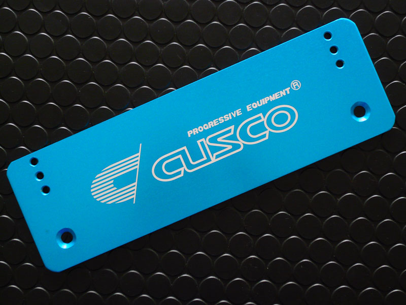 CUSCO 00B 550 AL Height adjustable license plate stay for SUBARU WRX STI Photo-0