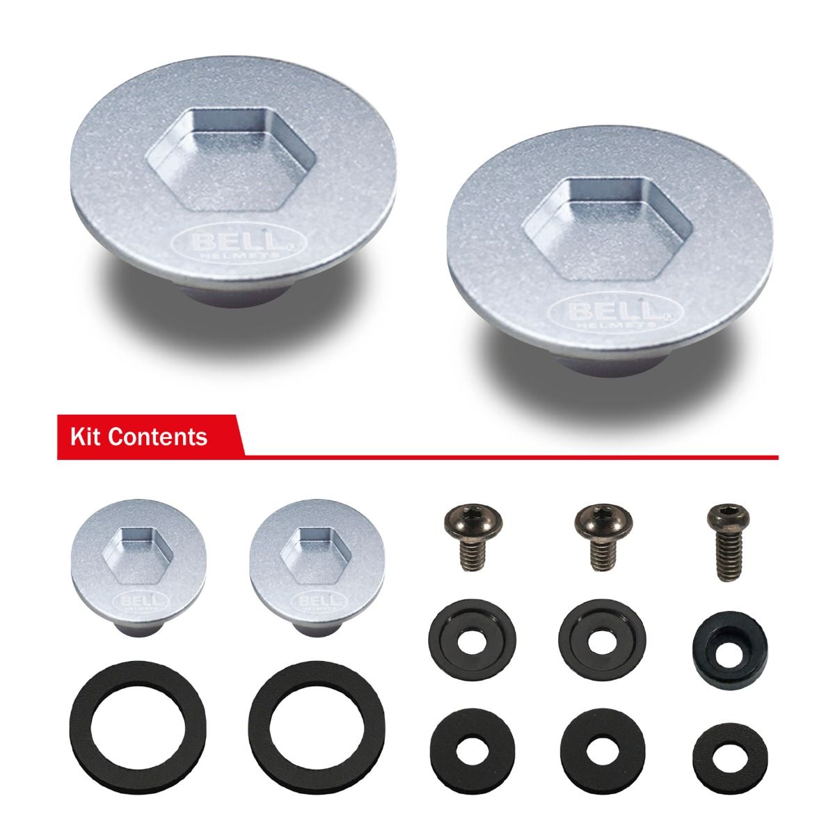 BELL 2020004 SV (SE03/SE05) Pivot kit & Screws, silver Photo-0