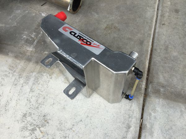 CUSCO 230 009 A Street oil catch tank (0.6 liter tank, d=15 hose) for NISSAN Skyline GT-R (R32) Photo-0