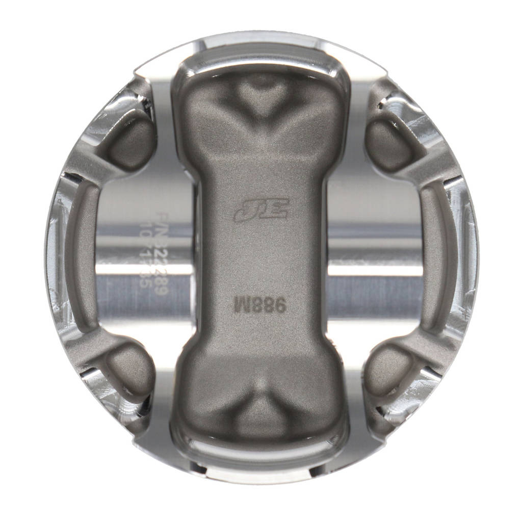 JE 322289 Piston Kit (87.50 mm Bore, 1.255 in. CH, -5.50 CC) for NISSAN VG30DETT Engine Photo-2
