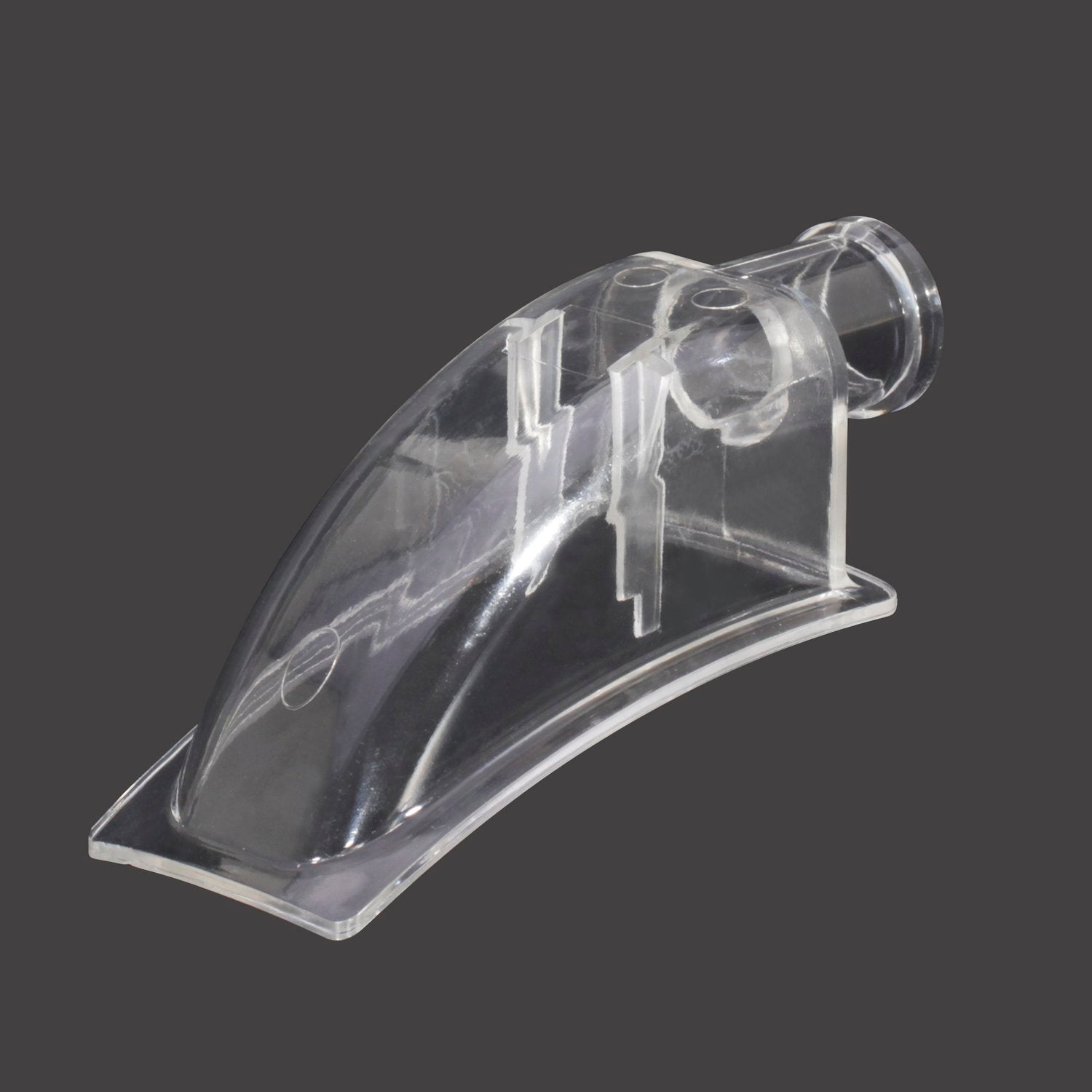 BELL 2070313 Cover plate & FORCED AIR Quick lock nozzle for HP6/GT6 helmet, clear Photo-0