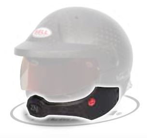 BELL 2081801 Half chin bar kit for HP10 helmet, carbon matte Photo-0