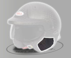 BELL 2081812 Side cover kit for MAG-10 helmet, 2 Pcs, glossy carbon Photo-0