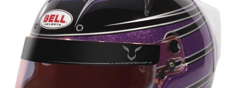 BELL 2150031 Visor strip kit 2017 LEWIS HAMILTON Karting Photo-0