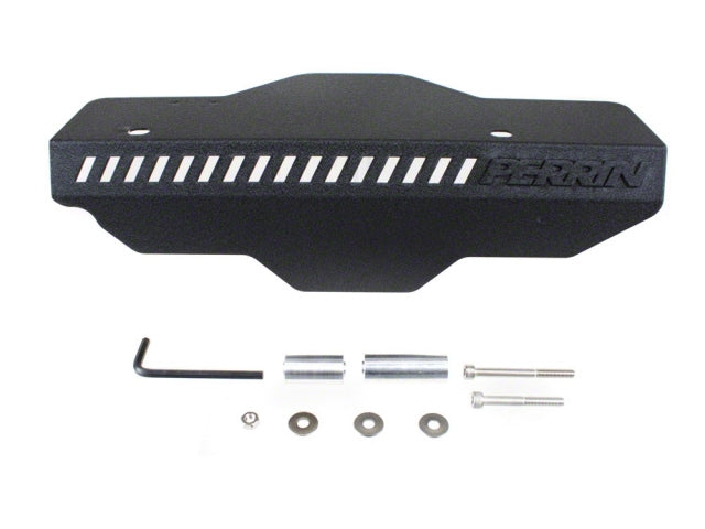 PERRIN PSP-ENG-150BK Belt Cover for SUBARU Black Wrinkle Finish Photo-0