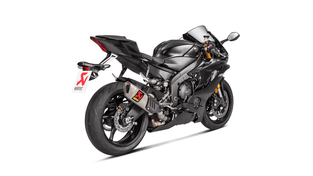 AKRAPOVIC S-Y6SO12-HAPT Complete Exhaust System Slip-On Line (Titanium) Yamaha YZF-R6 2017-AFT Photo-2