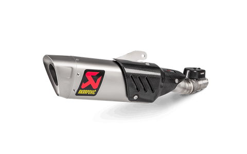 AKRAPOVIC S-Y6SO12-HAPT Complete Exhaust System Slip-On Line (Titanium) Yamaha YZF-R6 2017-AFT Photo-0