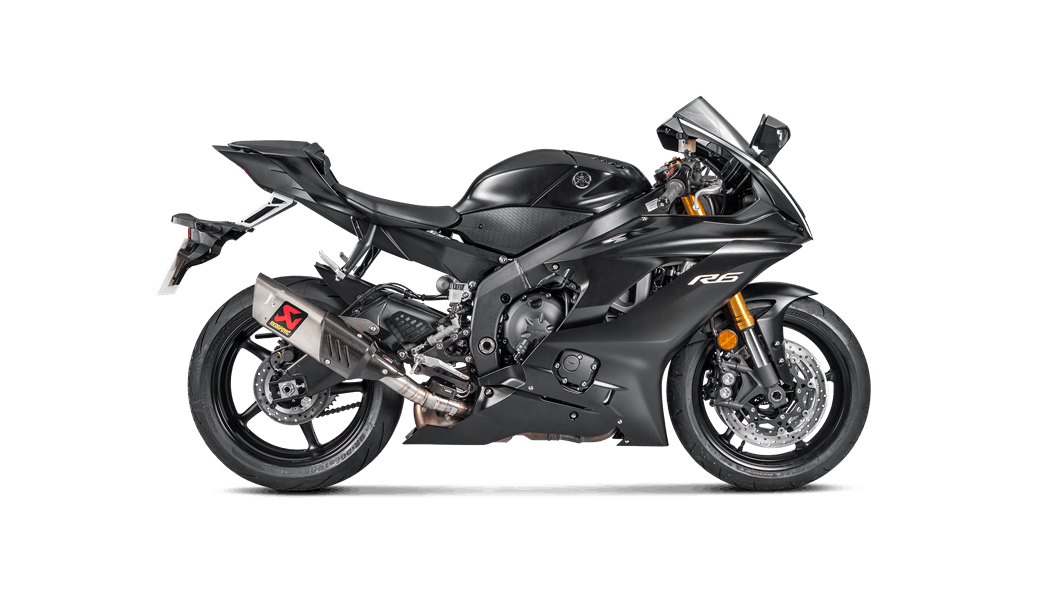AKRAPOVIC S-Y6SO12-HAPT Complete Exhaust System Slip-On Line (Titanium) Yamaha YZF-R6 2017-AFT Photo-1