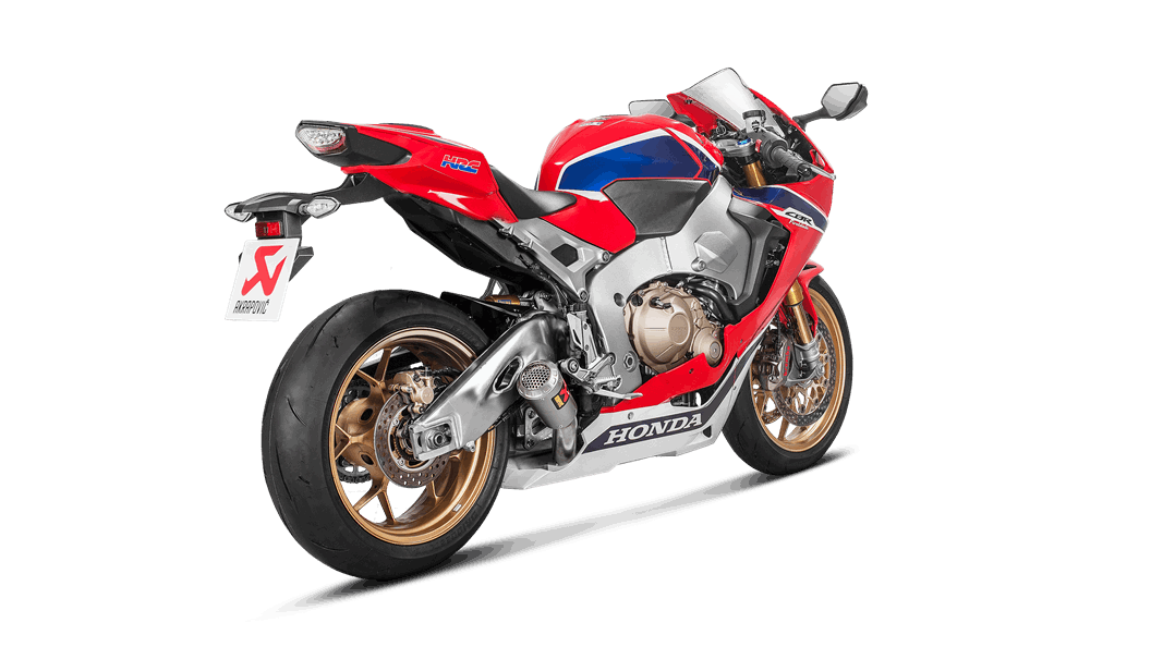 AKRAPOVIC S-H10SO18-CBT complete exhaust system Slip-On Line (Titanium) Honda CBR 1000 RR 2017 Photo-2
