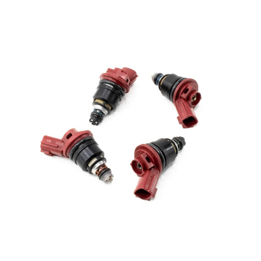DEATSCHWERKS 01J-00-0270-4 Set of 4 270cc Side Feed Injectors for NISSAN G20/SR20/240sx SR20DET/KA24 Photo-0