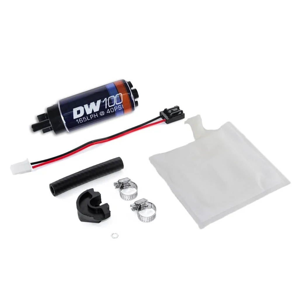 DEATSCHWERKS 9-101-0791 DW100 series, 165lph in-tank fuel pump w/install kit for SUBARU Impreza (ex Photo-0