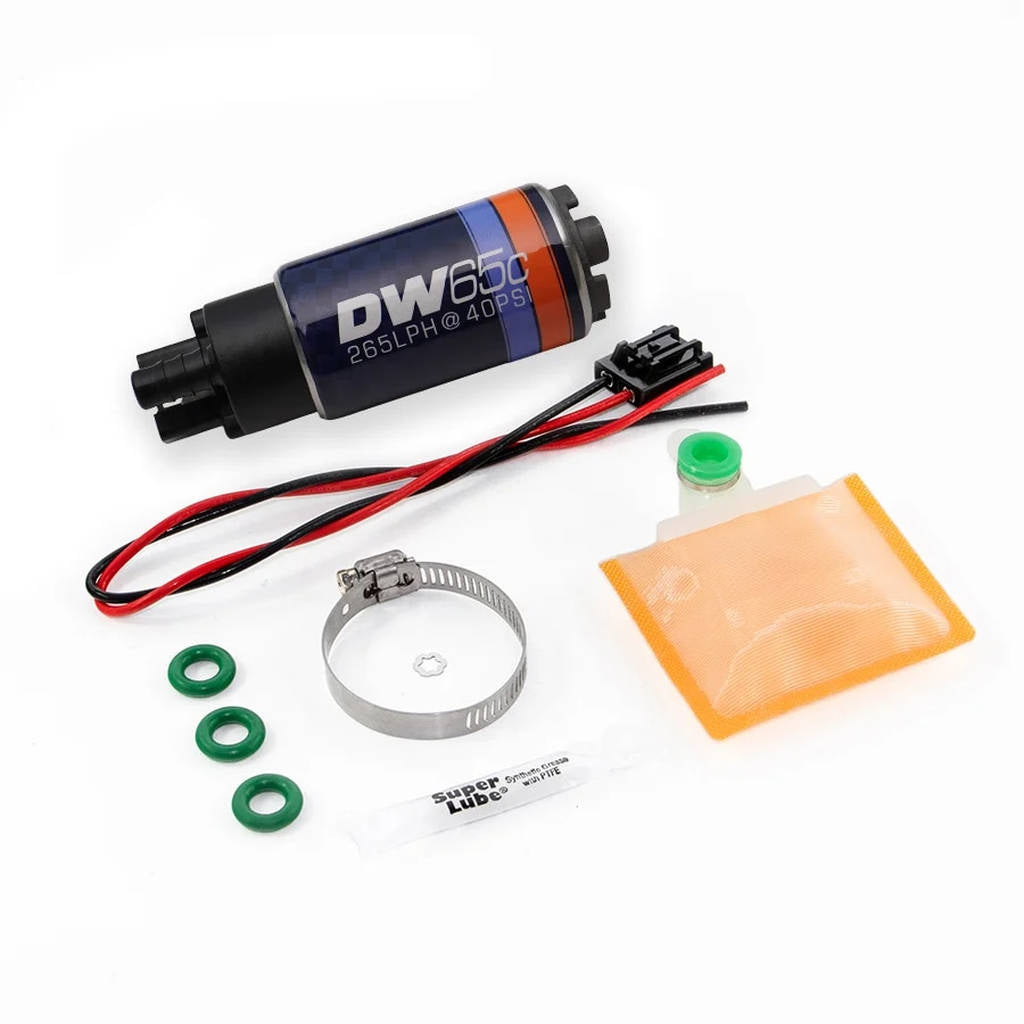 DEATSCHWERKS 9-651-1017 DW65C series, 265lph compact fuel pump (in-tank) without mounting clips w/I Photo-0