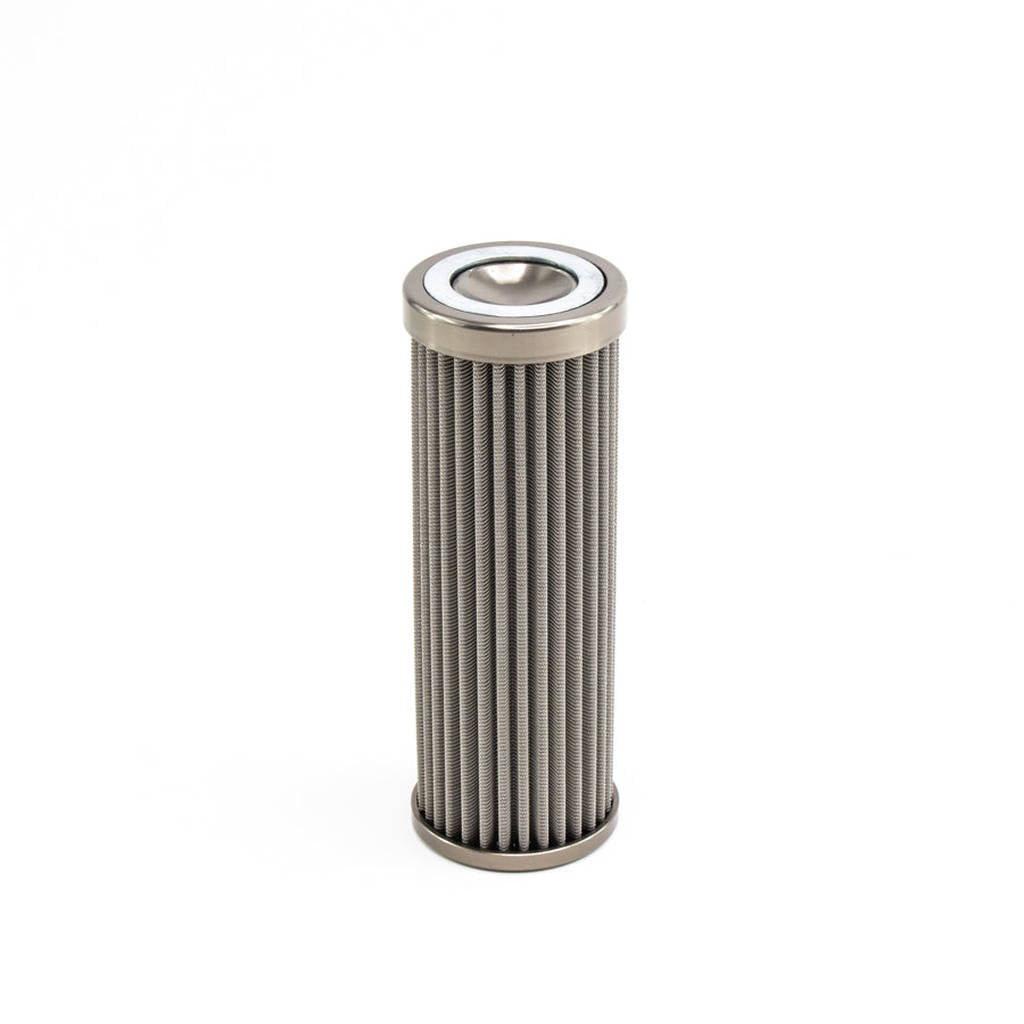 DEATSCHWERKS 8-02-160-100 In-line fuel filter element, stainless steel 100 micron. Fits DW 160mm hou Photo-0