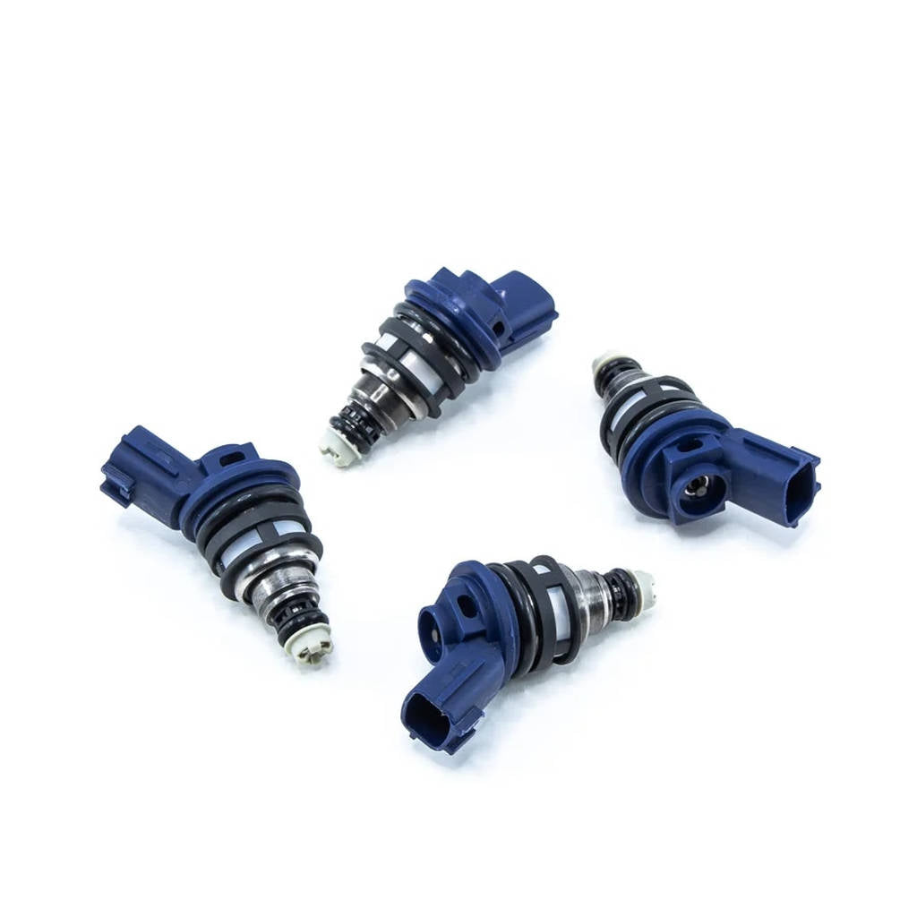 DEATSCHWERKS 02J-01-0950-4 Set of 4 950cc Side Feed Injectors for NISSAN G20/SR20/240sx SR20DET/KA24 Photo-0