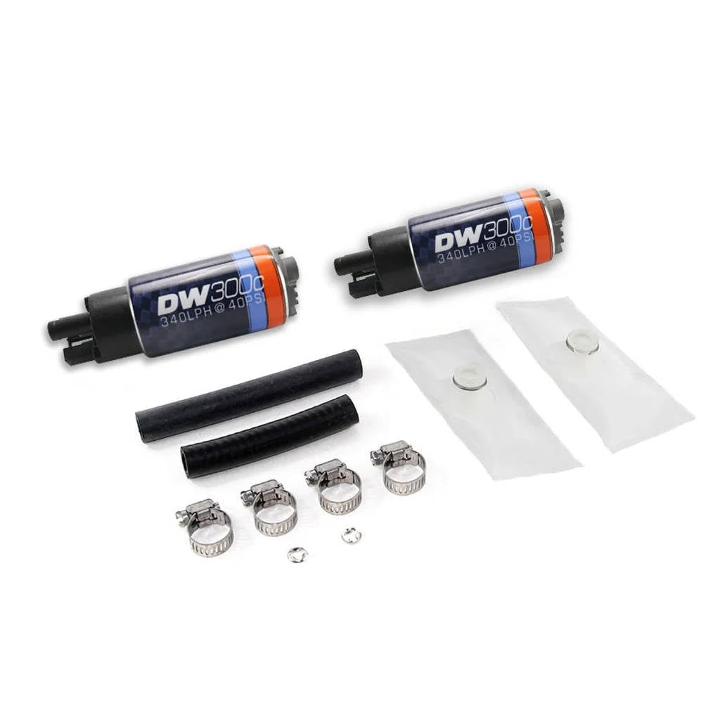 DEATSCHWERKS 9-307-1013 DW300C series, 340lph compact fuel pump without mounting clips and install k Photo-0