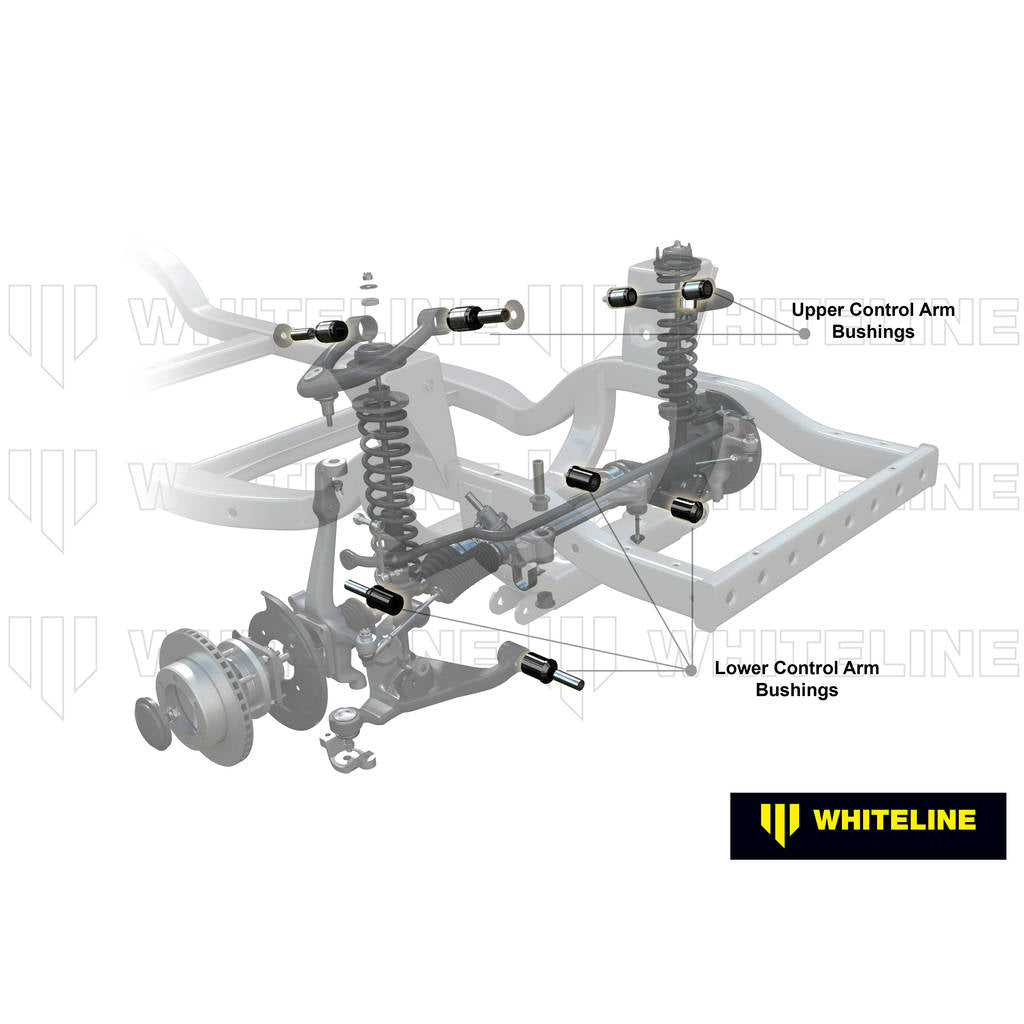 WHITELINE WEK032 Front Control Arm - Bushing Kit for Toyota Fortuner, HiLux, Prado/Foton Tunland Photo-1