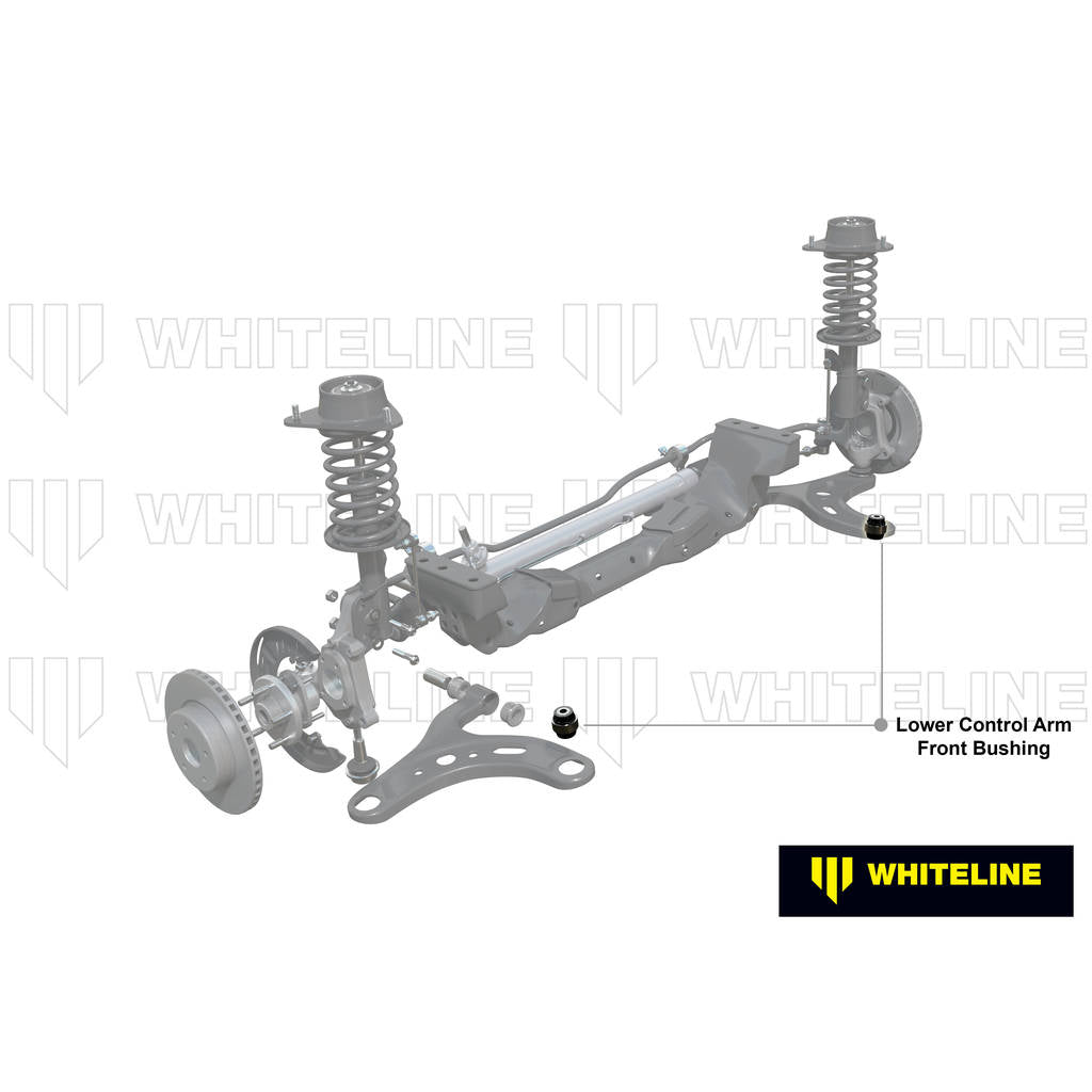 WHITELINE W53448 Front Lower Control Arm - Inner Front Bushing Kit for Hyundai Accent, I30/Kia Rio Photo-1