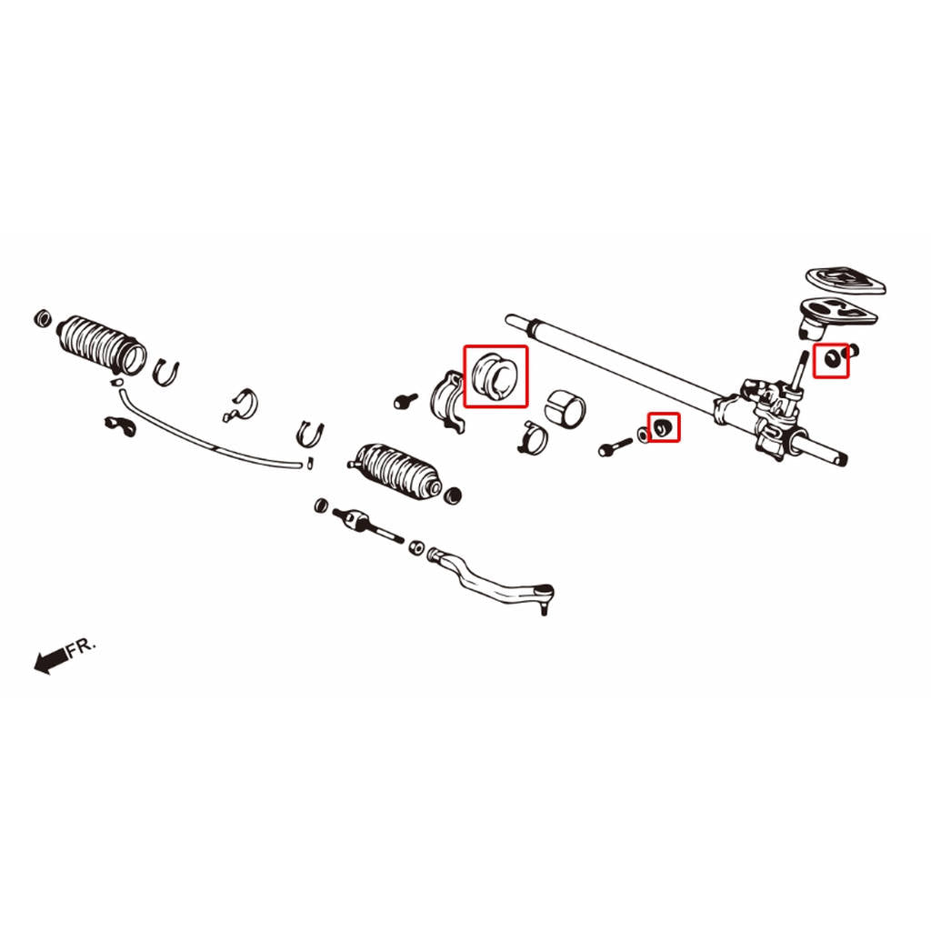 HARDRACE 6223-US STEERING BUSHING HONDA CIVIC 92-96 Photo-1