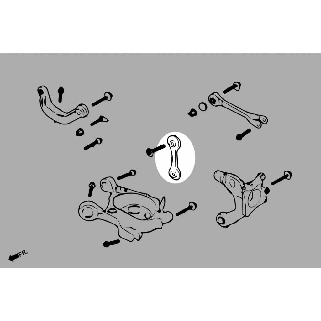 HARDRACE 8504 ADJ. CAMBER/TOE/CASTER ARM FORD MUSTANG 15- Photo-7