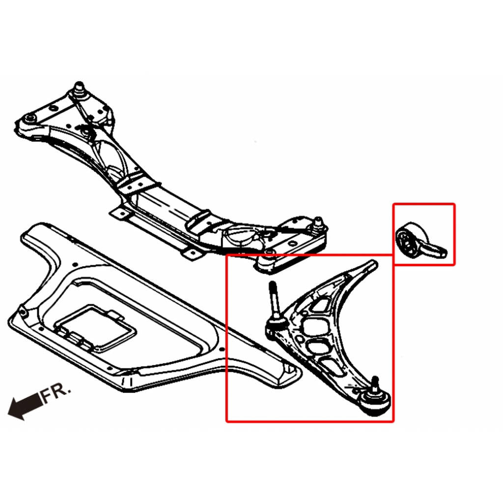 HARDRACE 6850-S CONTROL ARM BMW BMW E46 3'S Photo-1