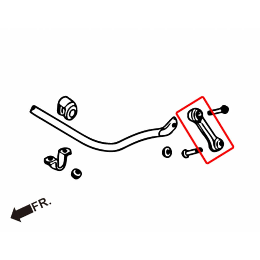 HARDRACE 7816 ADJ. STABILIZER LINK AUDI AUDI A4 08- Photo-1