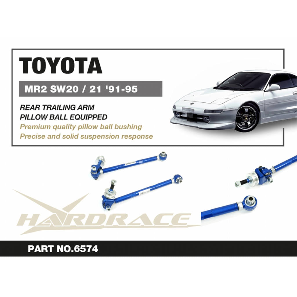 HARDRACE 6574 ADJ. CAMBER/TOE/CASTER ARM TOYOTA MR2 91-95 Photo-1