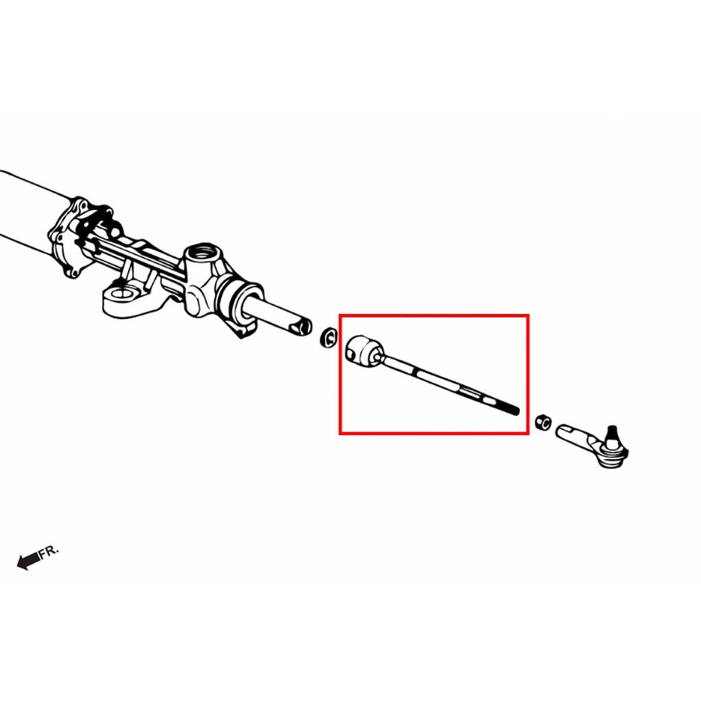 HARDRACE 6580 UPGRADE TIE ROD HONDA S2000 Photo-1