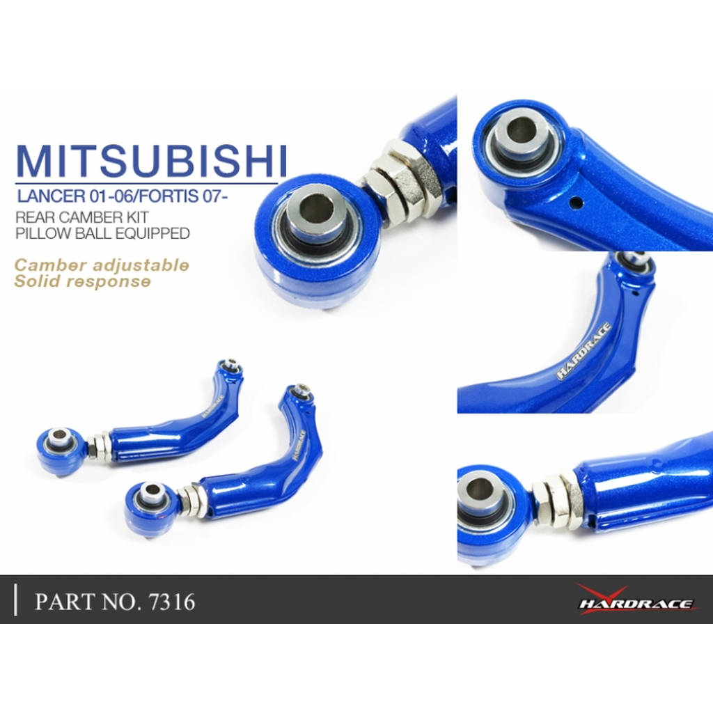 HARDRACE 7316 ADJ. CAMBER/TOE/CASTER ARM MITSUBISHI FORTIS '01- Photo-4