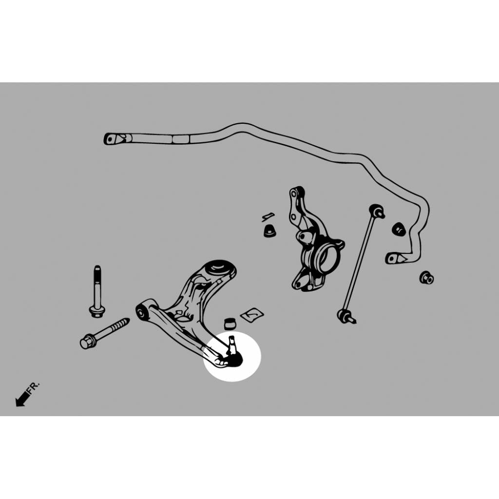 HARDRACE 7815 RC BALL JOINT HONDA FIT 14- Photo-1