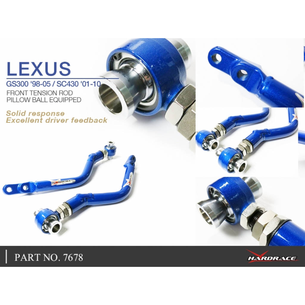 HARDRACE 7678 ADJ. CAMBER/TOE/CASTER ARM LEXUS GS300 '98-05 Photo-6