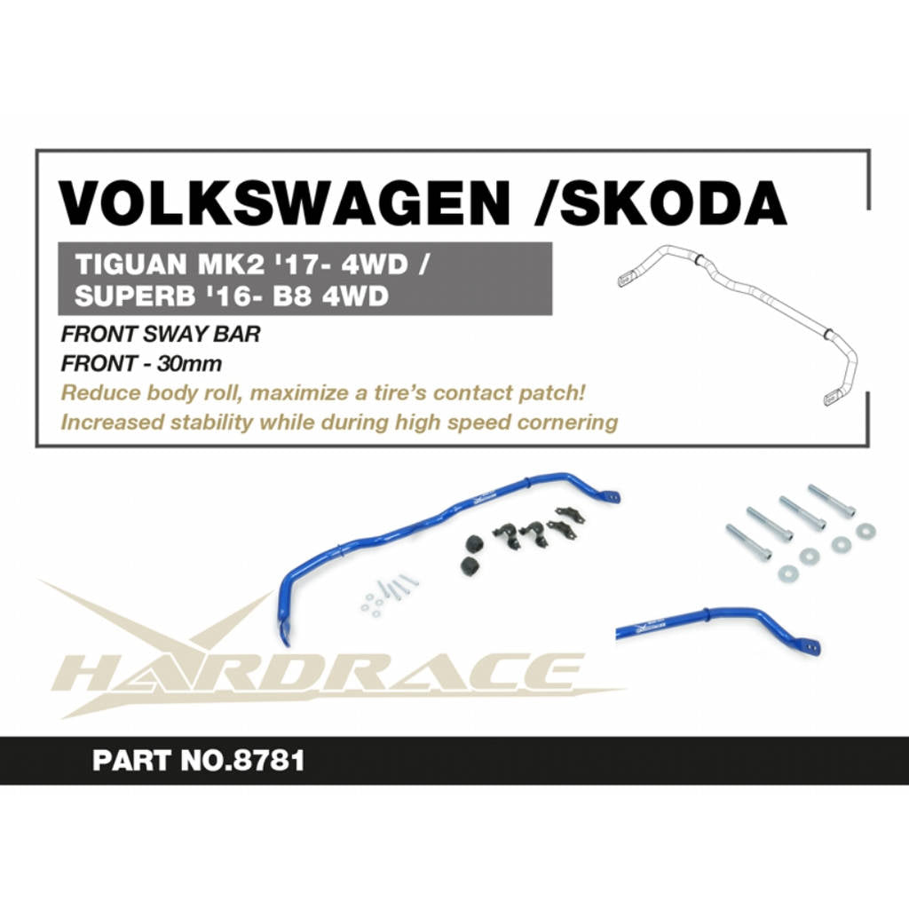 HARDRACE 8781 SWAY BAR VW VW TIGUAN 17- Photo-2