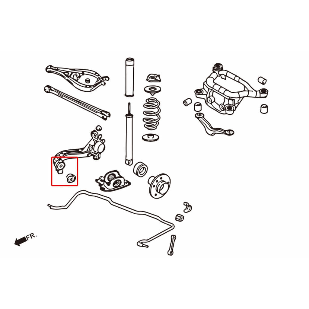 HARDRACE 7429 PILLOW BALL BUSHING BMW BMW E36 3'S 06 Photo-1