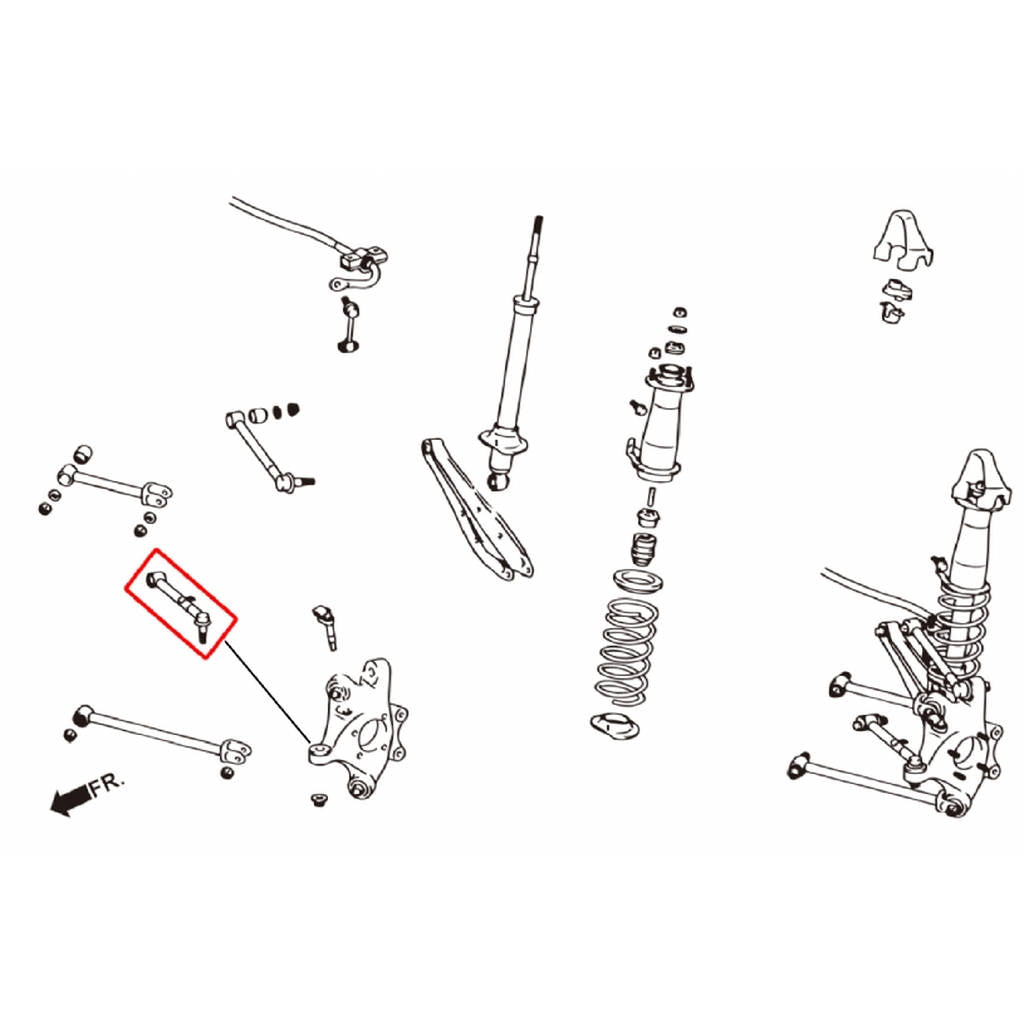 HARDRACE 7999 ADJ. CAMBER/TOE/CASTER ARM LEXUS IS350 06- Photo-5
