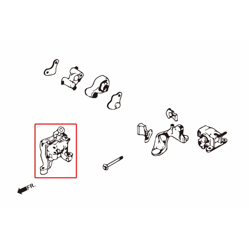 HARDRACE 7982 HARDEN ENGINE MOUNT MAZDA CX5 11 Photo-1