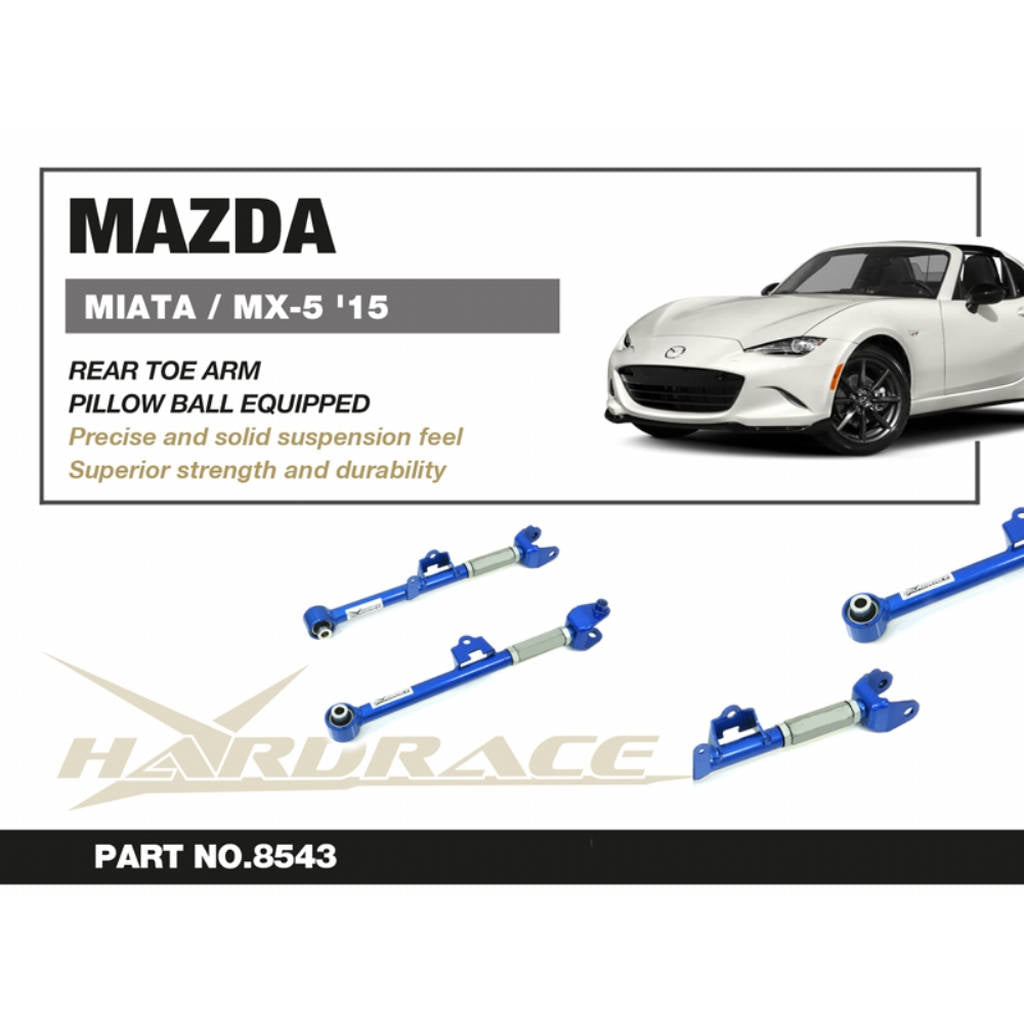 HARDRACE 8543 ADJ. CAMBER/TOE/CASTER ARM MAZDA MIATA 15- Photo-3