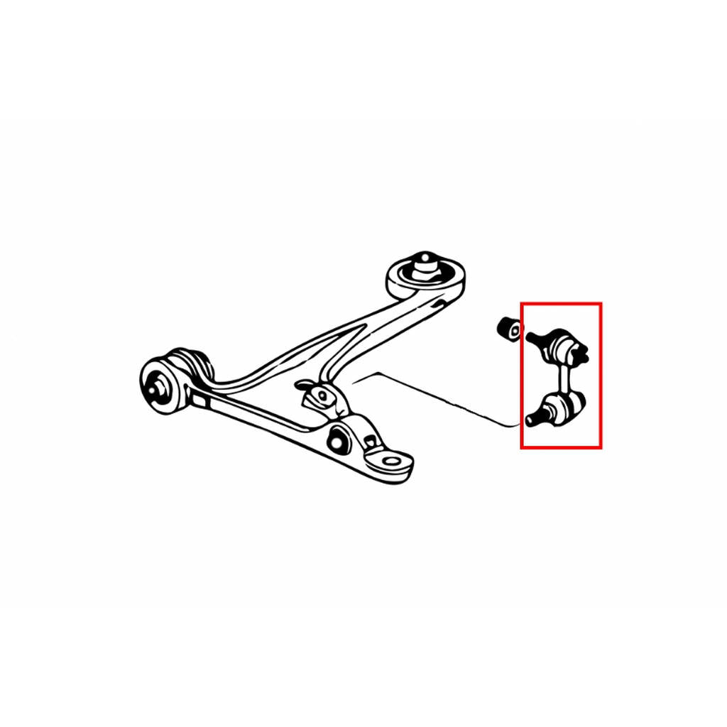 HARDRACE 6991 REINFORCED FIXED STABILIZER LINK HONDA S2000 99-09 Photo-1