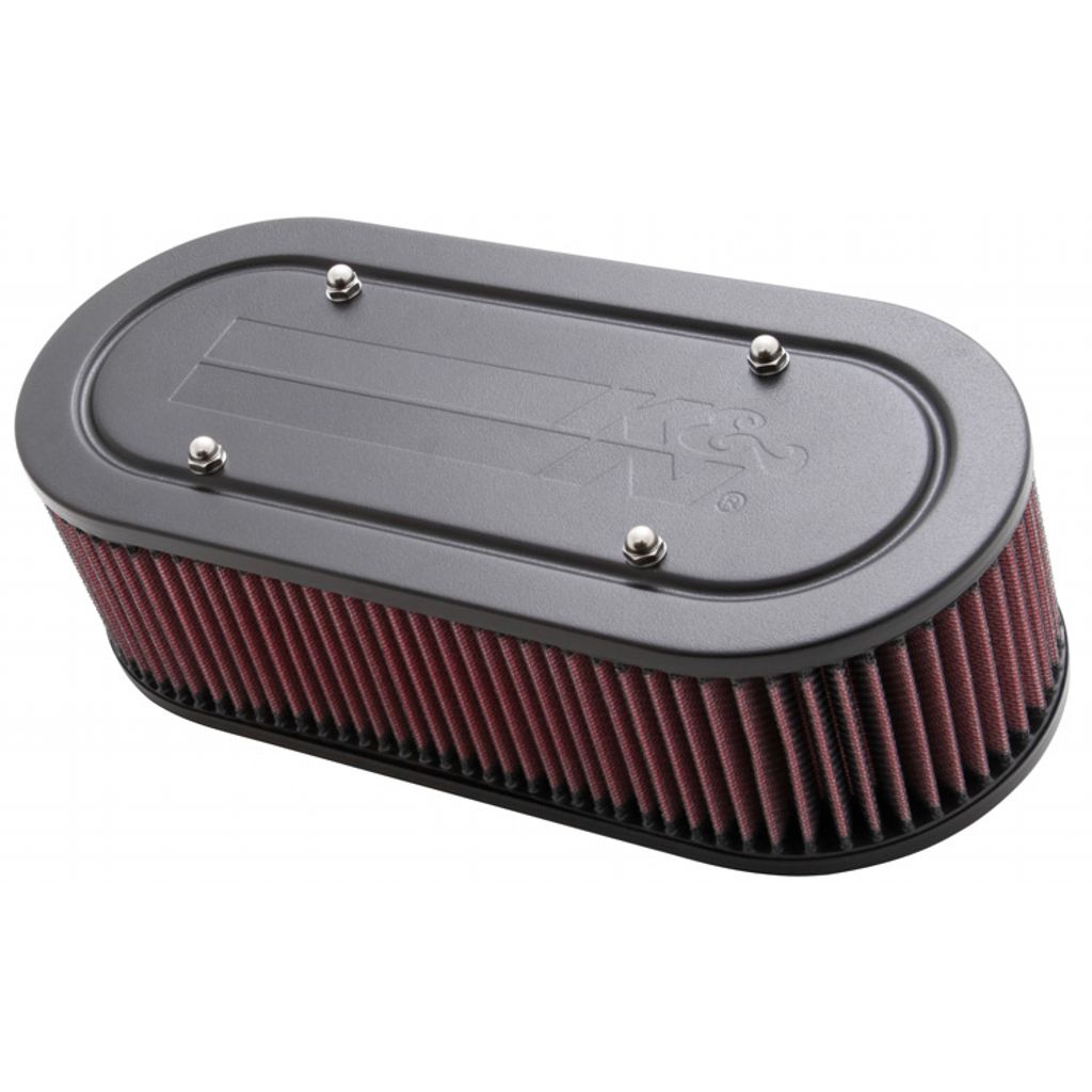 K&N 56-1770-2 Custom Racing Assembly DDO, 12" X 5-1/2" OD OVAL, 3-1/4" H TK/PC Photo-0