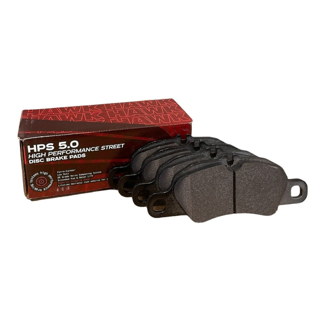 HAWK HB719B.668 Brake Pads HPS 5.0 Front PORSCHE 718 Boxster/Cayman/911 Carrera 4 2009-2016 Photo-0