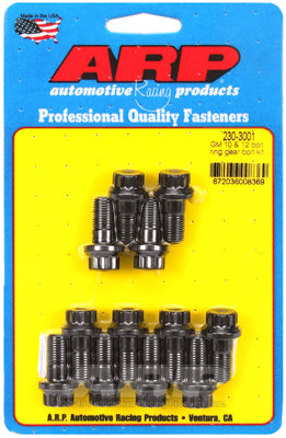ARP 230-3001 Ring Gear Bolt Kit for GM 8.2˝ 10 & 12 bolt. 0.800˝ UHL. 8740. 12pt Photo-0