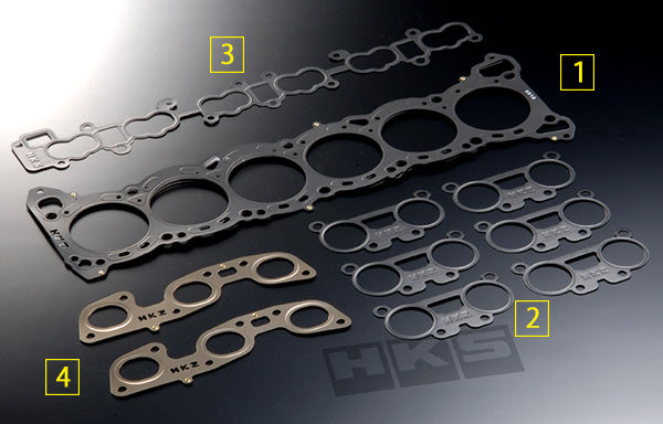 HKS 23002-AN005 Head Gasket Kit For Engine Overhaul Grommet 1.6 mm for RB26 Photo-0