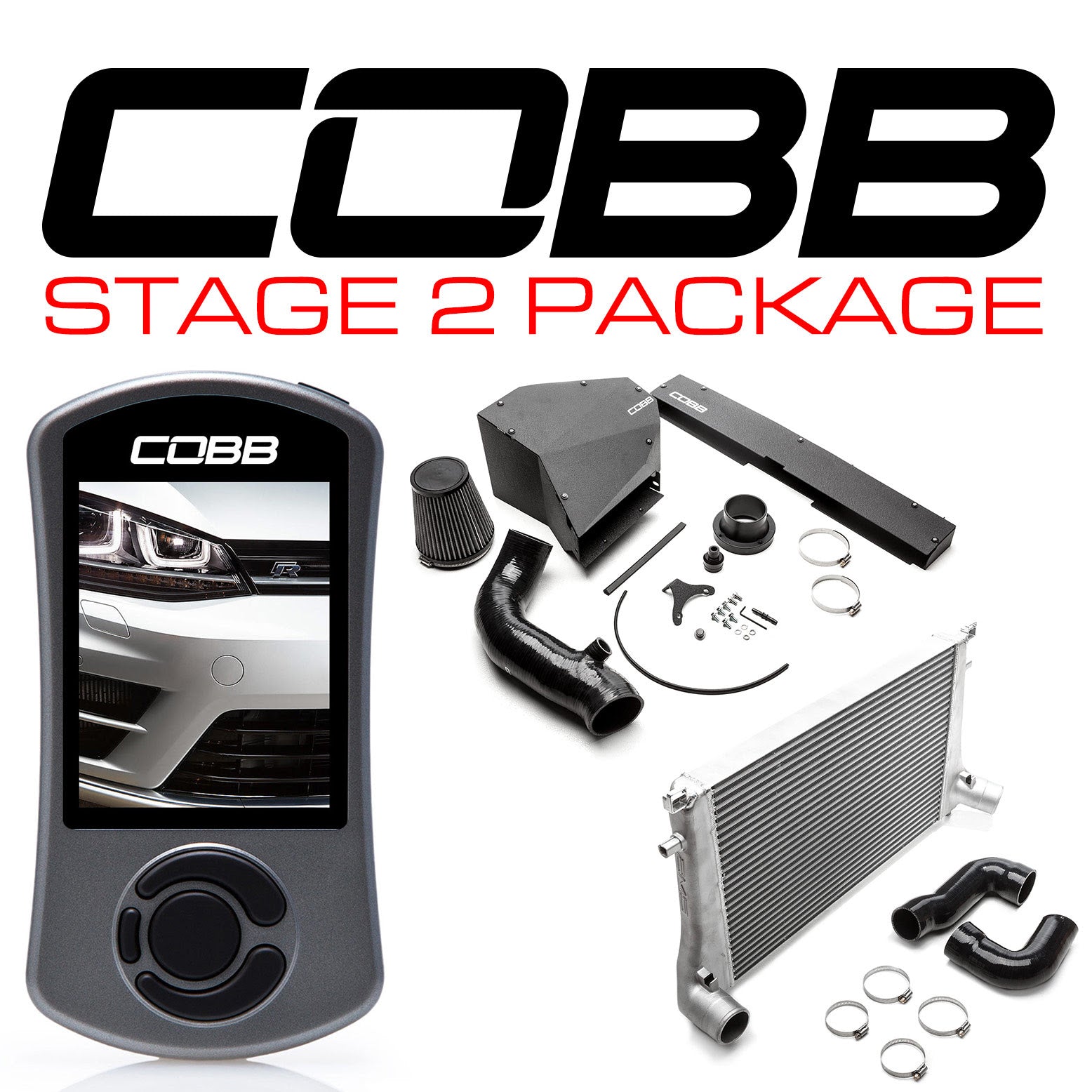 COBB VLK0030020 VW Stage 2 Power Package Golf R (Mk7) 2015-2017 USDM Photo-0