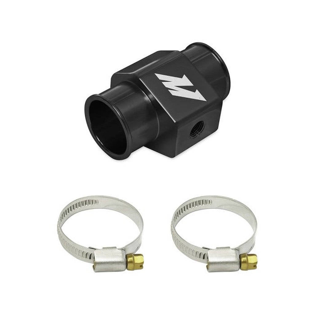 MISHIMOTO MMWHS-32-BK Water Temperature Sensor Adapter - 32mm - Black, Silver, Gold Photo-0