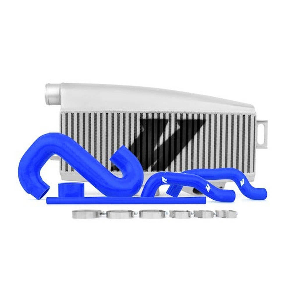 MISHIMOTO MMTMIC-WRX-01SLBL SUBARU WRX/STI Performance Top-Mount Intercooler Kit, Silver Intercooler Photo-0